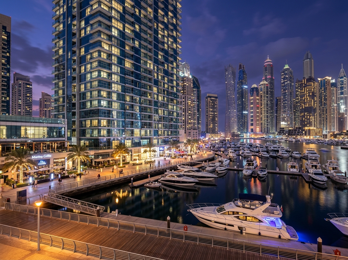 Waterfront Apartment in Dubai Marina